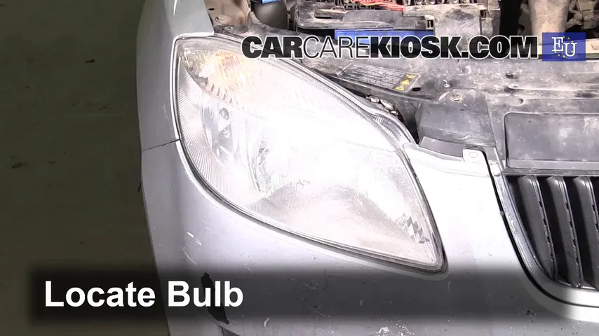 2007 Skoda Roomster HTP 1.2L 3 Cyl. Éclairage Feu de jour (remplacer l'ampoule)